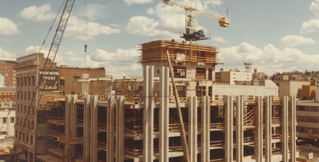 construction historic photo